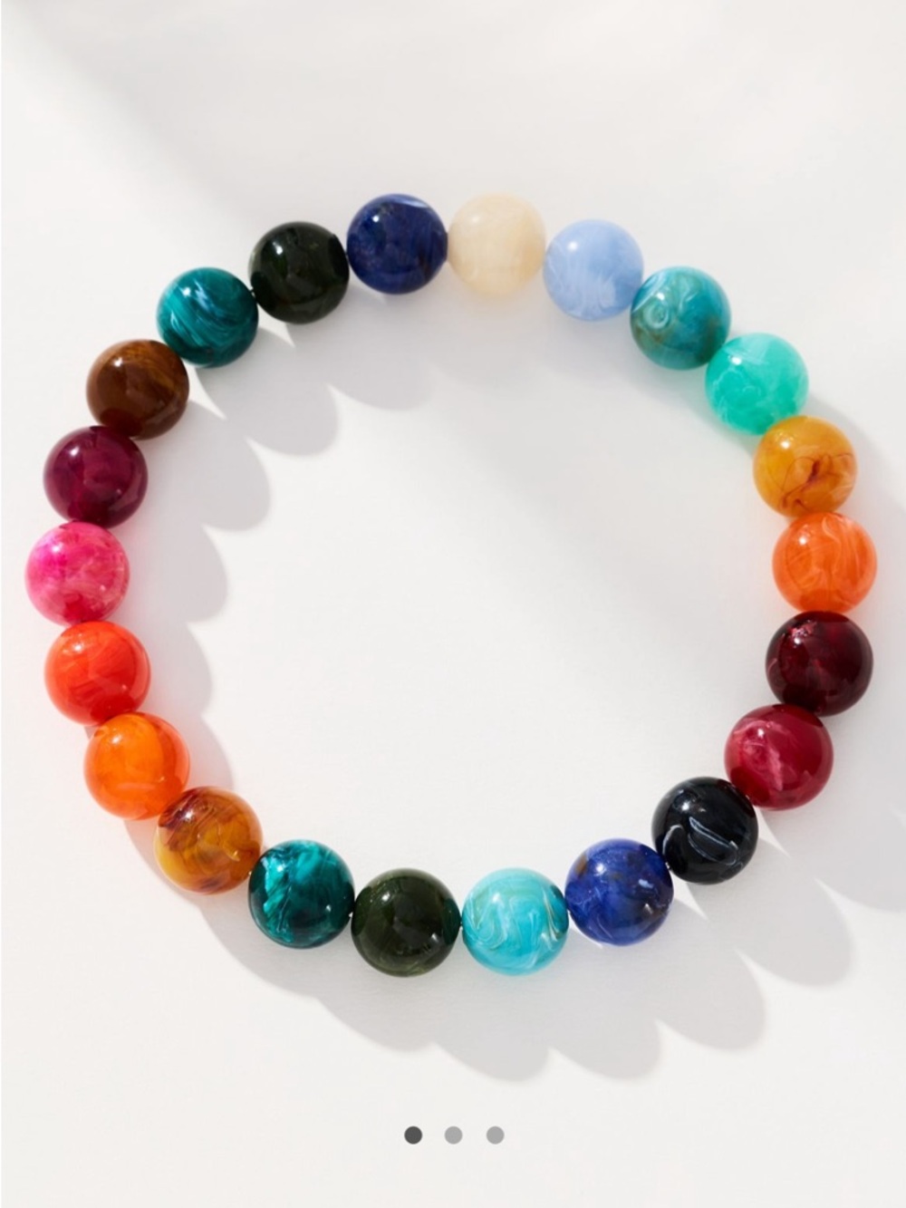 Anthropologie large beaded choker necklace